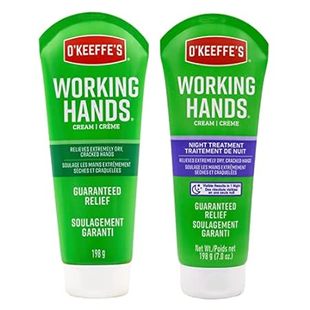 Working Tube Night and Cream Keeffe Hand Hands