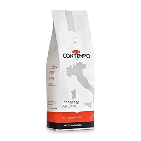 CAFFé CONTEMPO Italian Style Espresso， Aroma Blend， 1 LB