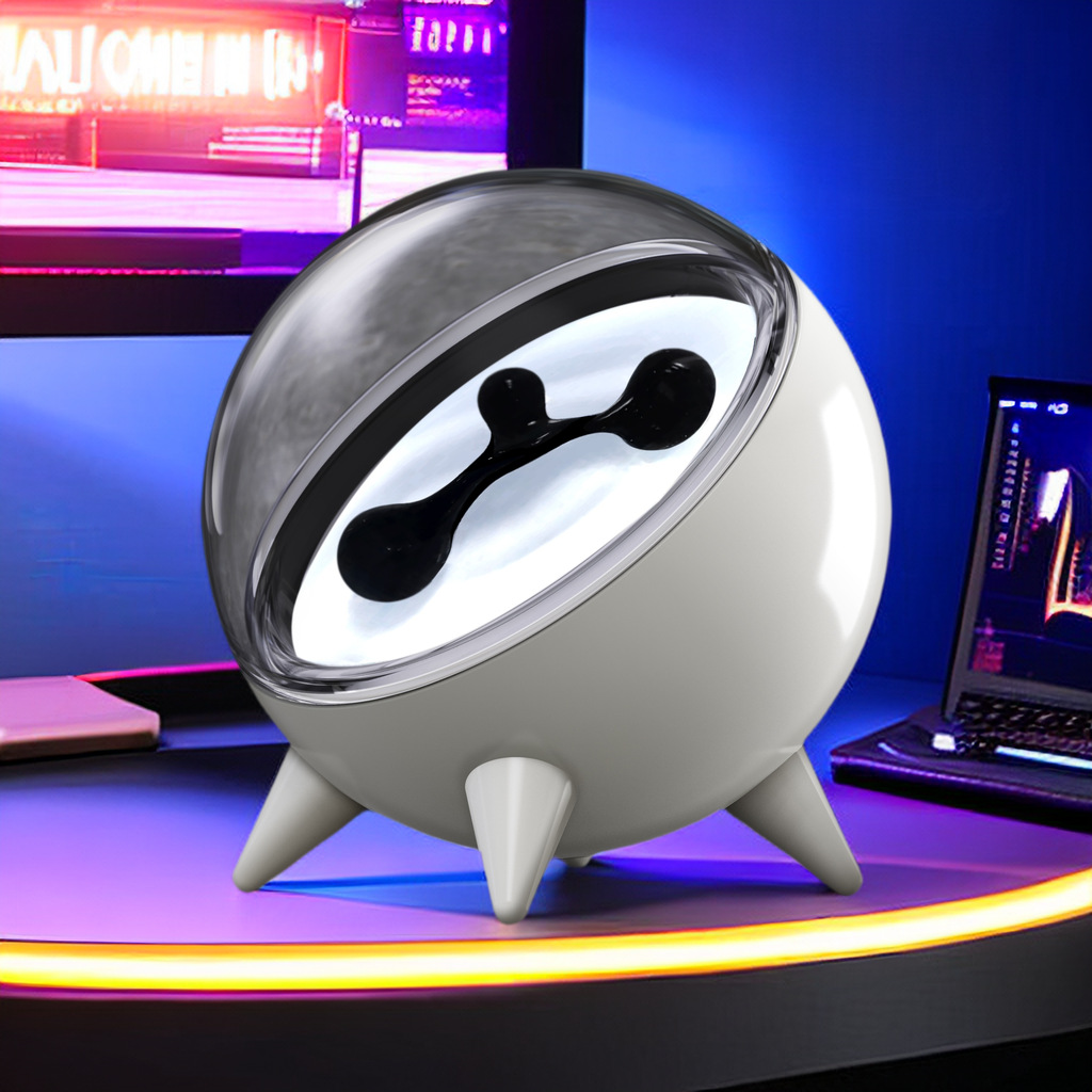 丹麦毒液磁流体音响音乐节奏灯拾音器伴侣音箱可视化桌面摆件礼品