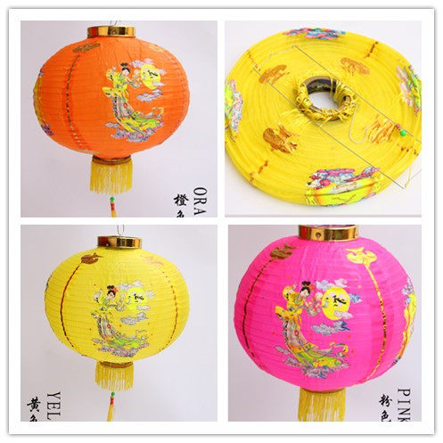 中秋节灯笼圆形灯笼嫦娥灯笼户外灯笼中式宫灯八宝灯笼传统灯笼