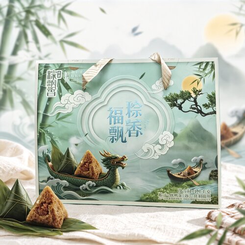 珍棕福礼 两荤五素棕酱鸭/咸鸭蛋好棕好礼礼盒1.1KG【2026.11.1】