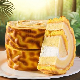 原味虎皮卷蛋糕500g 冷藏 2盒 限用日期2026.3.13