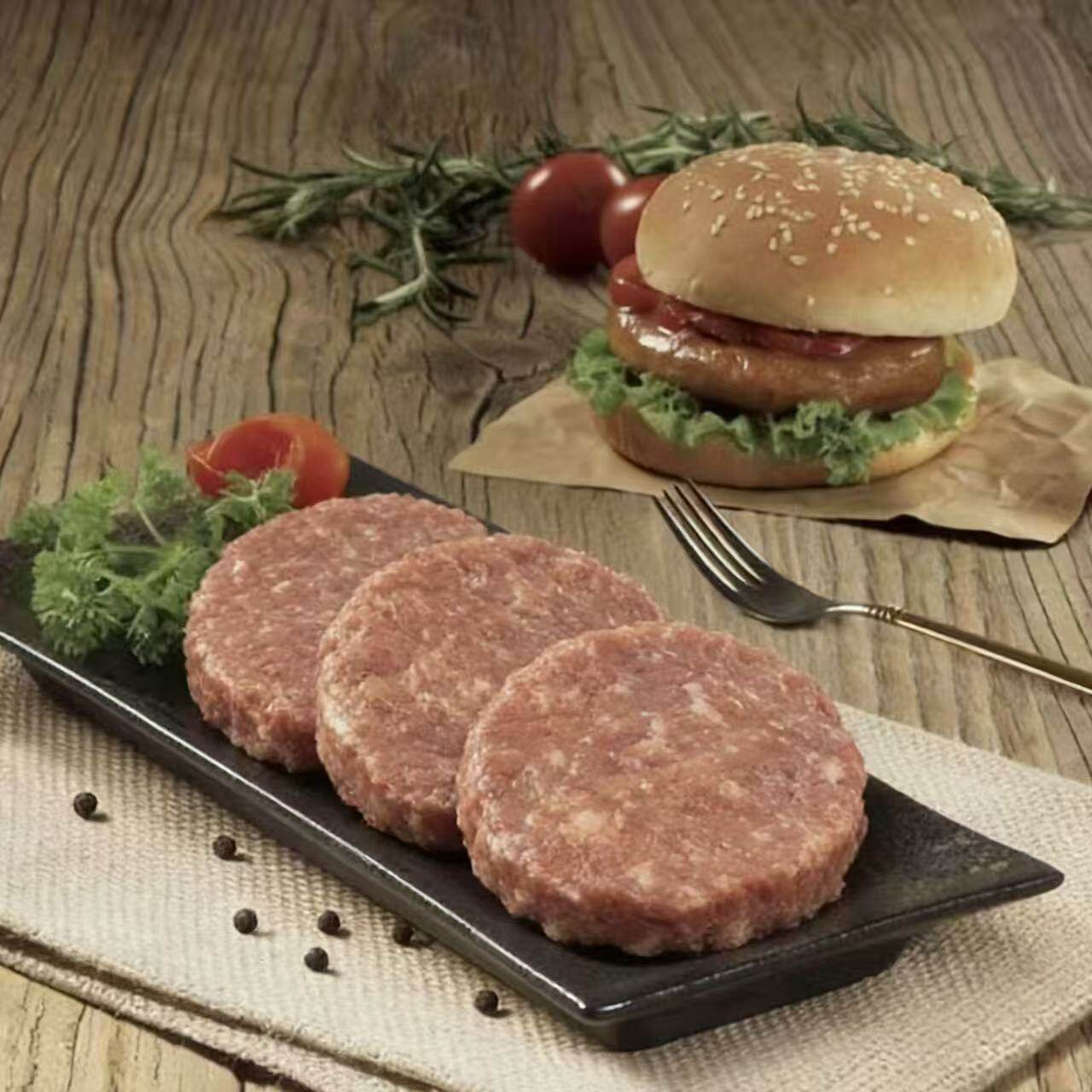 【限用日期2026.8.7】冷冻 澳洲和牛牛肉饼400g/80g*5片/*2包