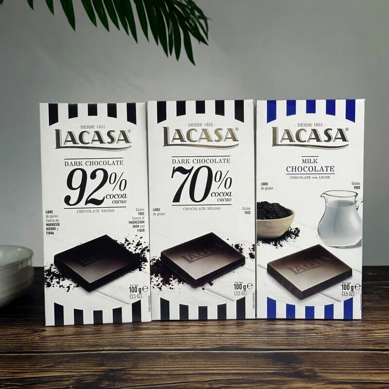 【限用日期2026.6.4】西班牙进口 70%/92%黑巧克力/牛奶巧克力
