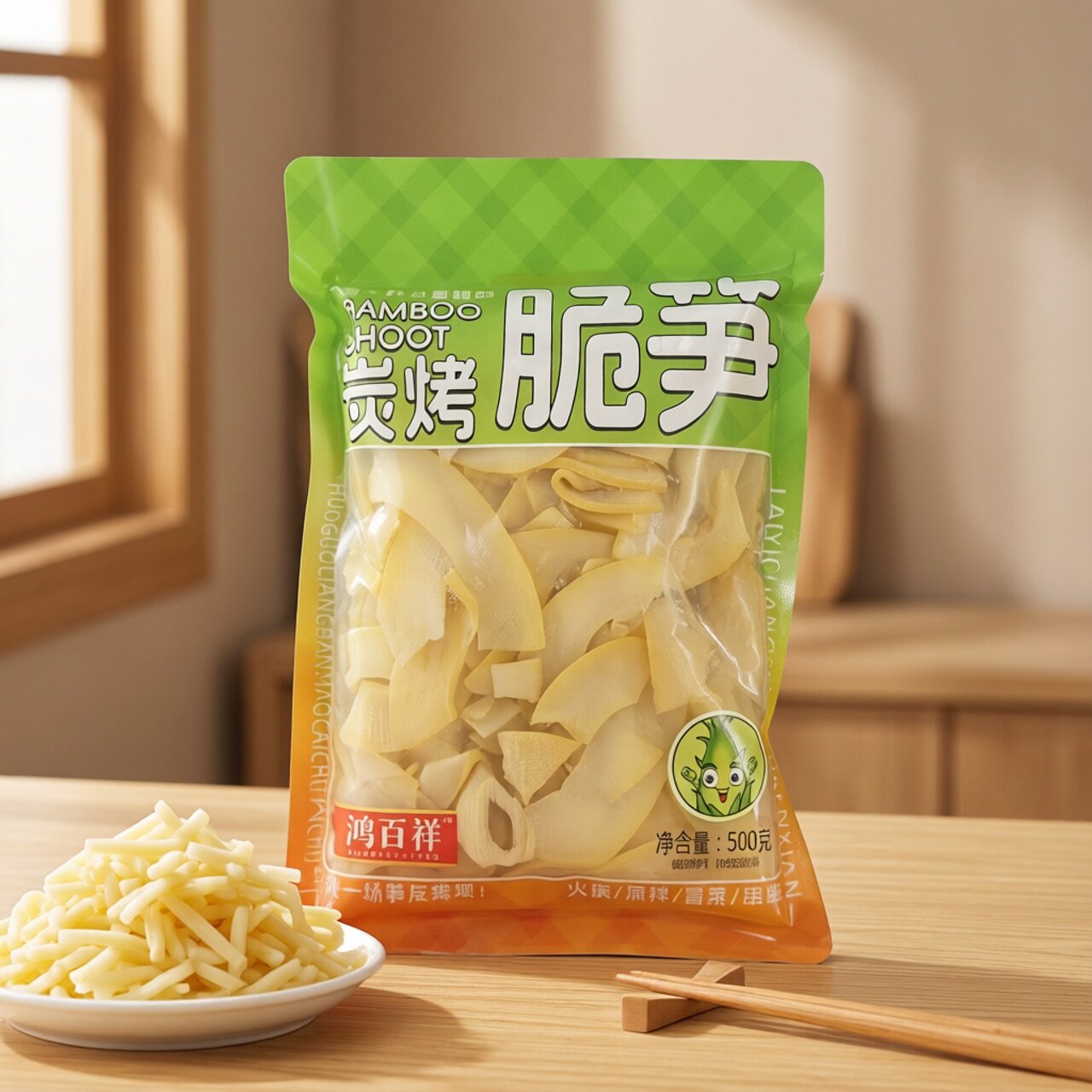 临期特价 脆嫩爽口炭烤脆笋500g【限用日期2027.4.13】