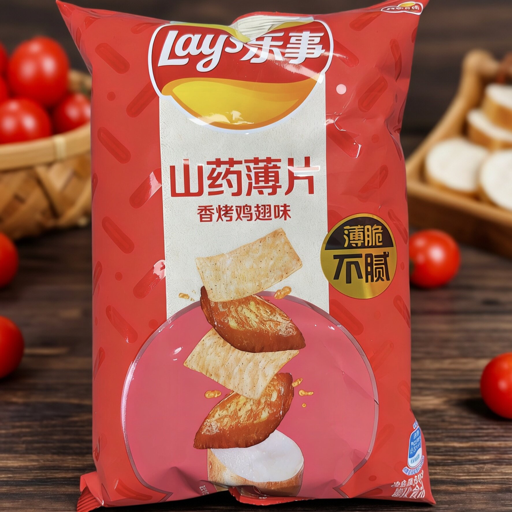 【限用日期2026.8.29】薄脆不腻 香烤鸡翅味山药薄片