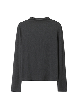 【牛油果】bbfer本依凡纯色百搭内搭打底女冬款半高领长袖T恤0057