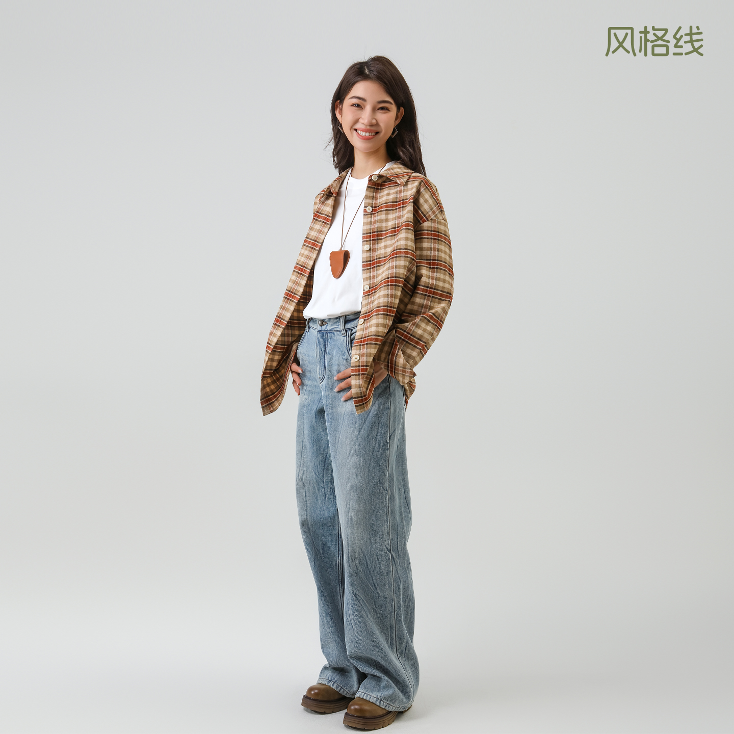 Bbfer本依凡棉质牛仔裤直筒加绒长裤网袋扎花工艺0170