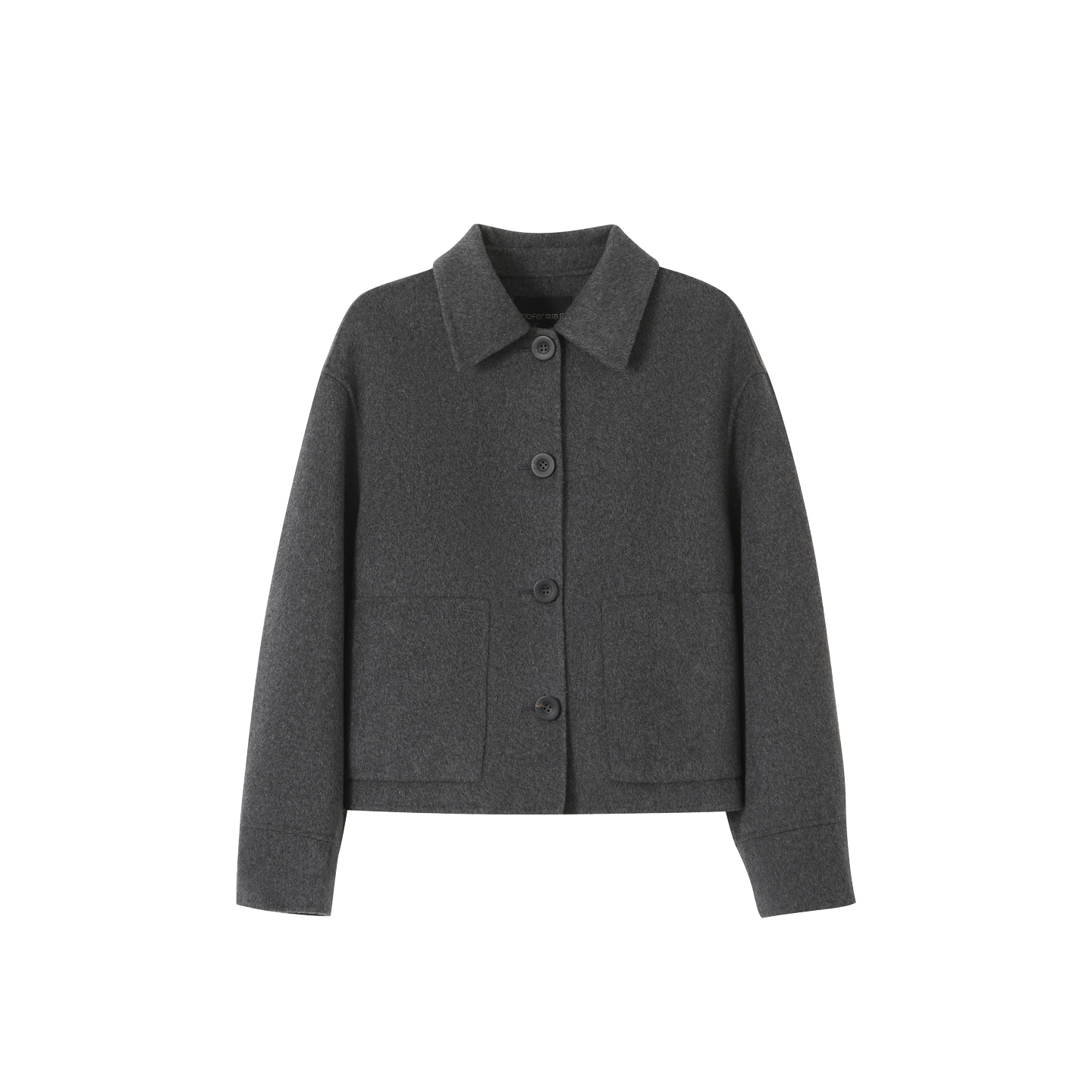 BBFER冬款女士双面呢大衣短毛呢外套西装款100绵羊毛加厚外搭0288