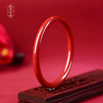 天然朱砂手镯女原矿高纯度帝王砂叮当镯本命马年转运护身符手镯