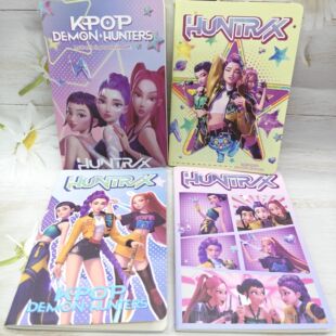 10本猎魔女团笔记本kpop恶魔猎人记事本单行本车线本学生创意文具