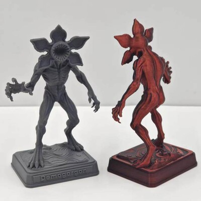 跨境新品怪奇物语Demogorgon手办3D打印食人花人形公仔模型摆件