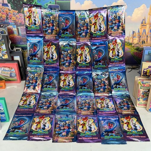 疯狂动物城2稀有卡牌收集卡兔朱迪狐尼克盖瑞蛇儿童收藏战力卡包