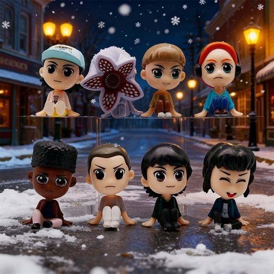 Stranger Things怪奇物语5周边手办史蒂夫食人花公仔模型儿童玩具