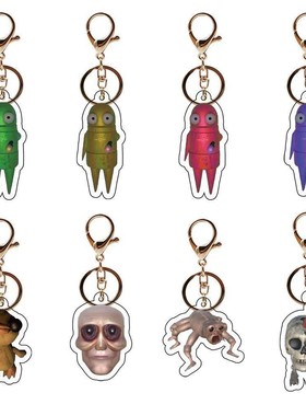 跨境新款 R.E.P.O信箱人挂件repo回收行动游戏压克力钥匙扣礼品