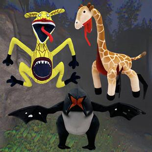 畸形动物园新款菊花枪变异管理员飞天企鹅毛绒玩偶儿童玩具礼物