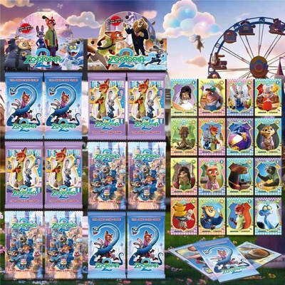 36包疯狂动物城2整挂卡包全集收藏卡片儿童对战稀有卡牌盲袋玩具