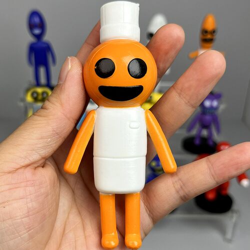 苏西的餐厅农场pvc手办模型实心耐玩妈妈咪呀摆件pizzy香蕉怪玩具