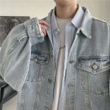 N12牛仔夹克外套男春秋季韩版潮流搭配痞帅气衣服P72，男装夹克，星座1615-1