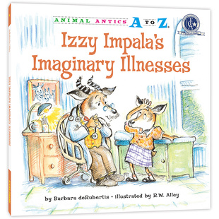 学单词 26个开心果：假装 Animal 练表达 认字母 Izzy 正版 Imaginary Antics Illnesses 生病 幼儿园里 Impala`s