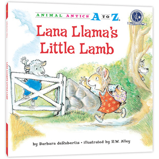 26个开心果：保护小羊羔 Lamb Antics 正版 练表达 Lana 学单词 Animal Llama 认字母 Little 幼儿园里