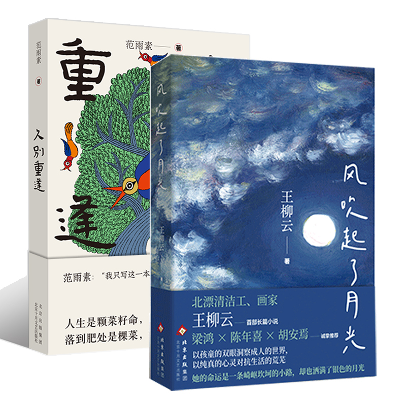 風(fēng)吹起了月光 + 久別重逢 2冊套裝 王柳云 范雨素 長篇小說 文學(xué) 十月文藝 胡安焉我在北京送快遞 楊本芬浮木