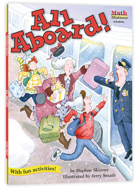 数学帮帮忙：上车喽！ Math Matters: All Aboard!美国原版 小学数学启蒙 数学基础 数学故事 科普 好品德 好习惯 正版