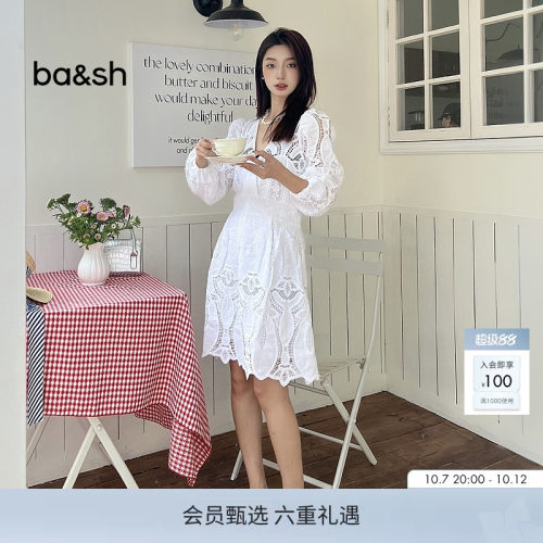 ba&sh法式连衣裙1E23ERIN