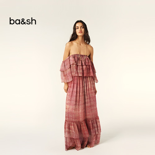 bash2025夏季新款薄纱连身裙1H25ROBB