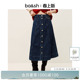 牛仔态度复古A字半身长裙1H25TOHA bash春季 新年限定胶囊系列