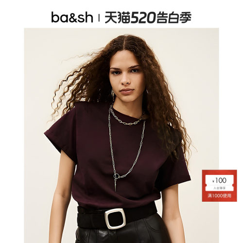 bash2025新款短袖上衣T恤1H25PIO