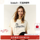 bash春季 上衣1H25RIVE 简约设计字母印花短袖 女装 T恤法式