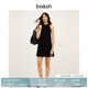 女装 bash春季 圆领短款 简约风纯色设计挂脖无袖 连衣裙1H25SINN 法式