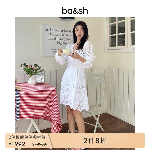 ba&sh法式连衣裙1E23ERIN