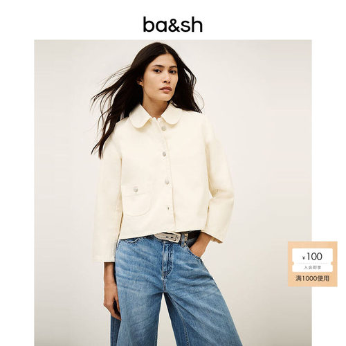bash2025新款短款翻领外套1H25ETIN