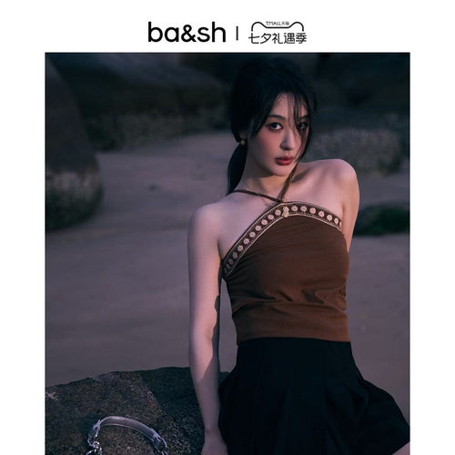 bash2025新款夏季无袖上衣1E25THAY