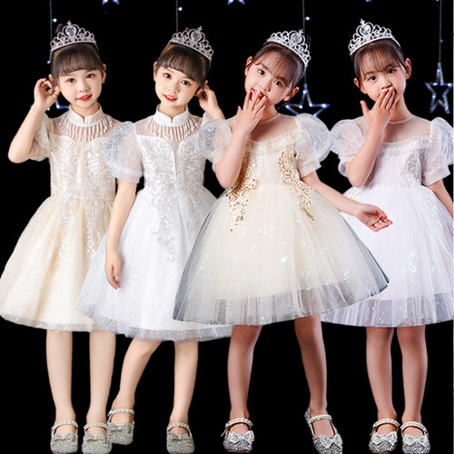 六一儿童舞蹈蓬蓬纱裙表演服幼儿园毕业礼服班服儿童大合唱演出服