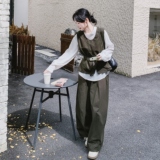 【26春季大货】军绿色三件套C021-1099-P185控278，女装套装/套裙，2C021