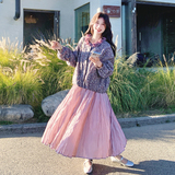【大货】26春刺绣提花短外套+半身裙套装C021-2627-P215控348，女装套装/套裙，2C021