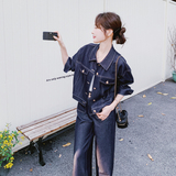 【新款出货中】26春金扣牛仔两件套套装C021-2625-P175控288，女装套装/套裙，2C021