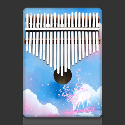 21彩色空灵卡林巴拇指琴学生礼物