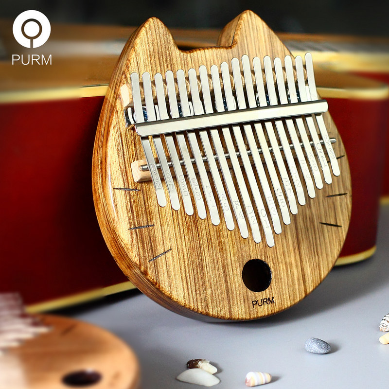 purm拇指琴卡林巴琴17音手指琴卡林巴手琴卡巴林琴初学者拇指钢琴
