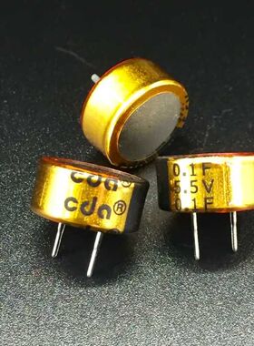 台湾cda CB5R5104CF-ZJ 5.5V0.10F 法拉电容 13*7