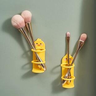 麦萌鸭电动牙刷置物架壁挂免打孔墙壁挂架洗手间情侣放牙刷收纳架
