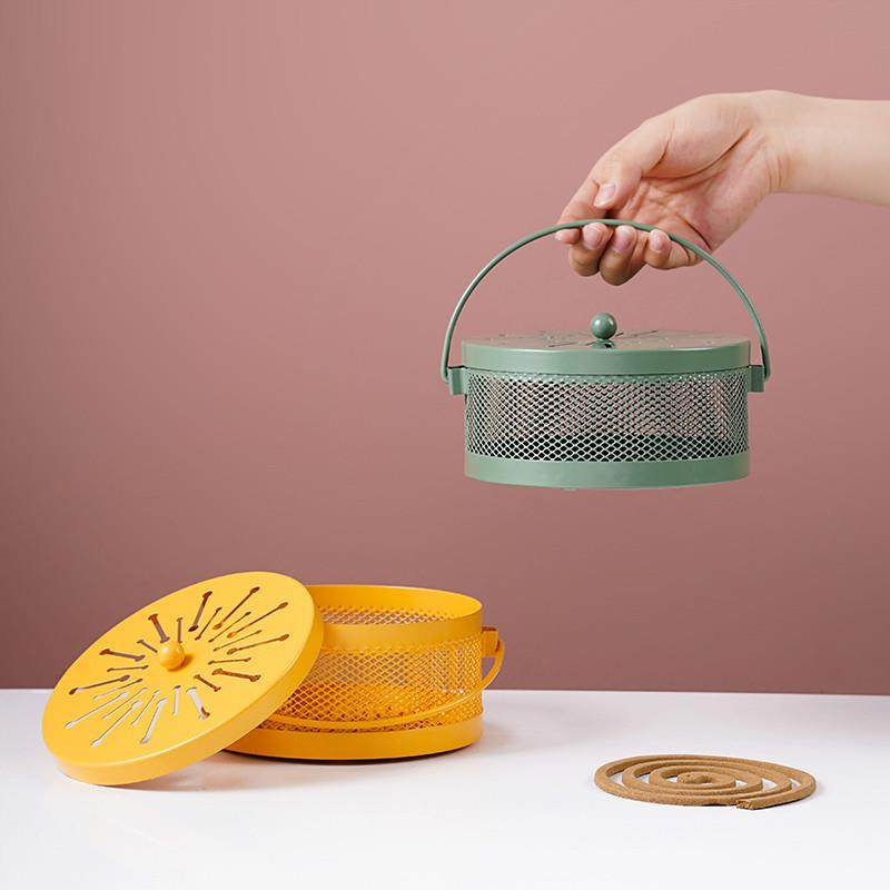 家用防火蚊香盘托创意带盖防烫香炉大号安全放蚊香架子支架蚊香盒,家居饰品,香薰炉,淘宝优惠券,粉丝福利购,淘宝优惠卷
