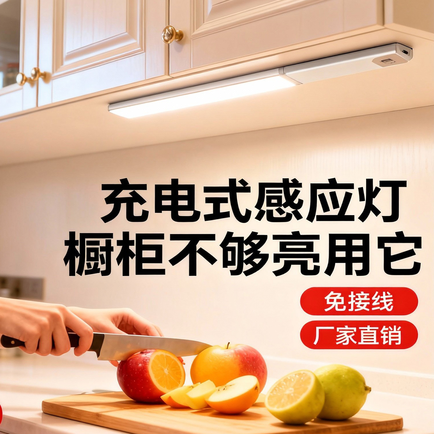 永明欣智能人体感应自粘橱柜灯