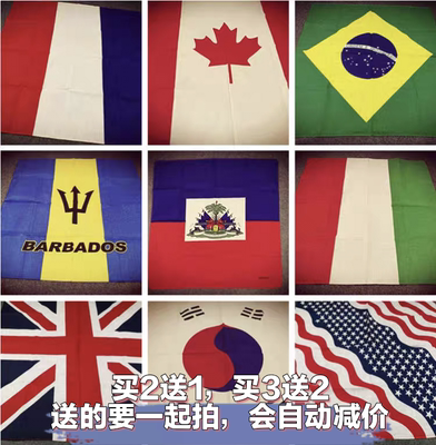 美国英国法国韩国加拿大国旗