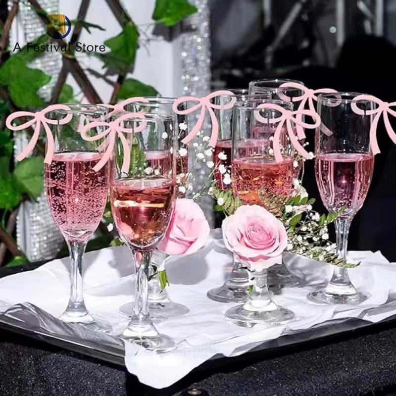 亚克力派对酒杯装饰卡片