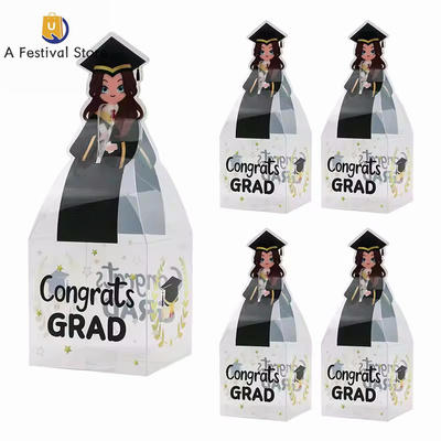 StoBag 50pcs Wholesale Graduation Season Tranaparent Gift