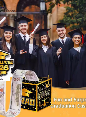 Graduation Money Box Graduate Surprise Pull Out Cash Box